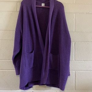 Terra Sky Purple Cardigan Never Worn